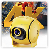 Projecteurs portables mini WiFi 6 LED vidéo Android 14 HIFI Stéréo 200 Lumens 32 Go, compatibles 720P et 4K, pour home cinéma – Meilleures ventes
