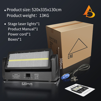 Equipo de Escenario AICPOSE, Luz Estroboscópica LED de 400w con Cabezal Móvil, DMX512 RGB 3en1