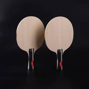 Basswood Pure Wood S-3000 Hollow Handle <b>Table</b> <b>Tennis</b> Blade with Pimples in Rubber for Beginners China Single Item No Baseboard - Product Image 5