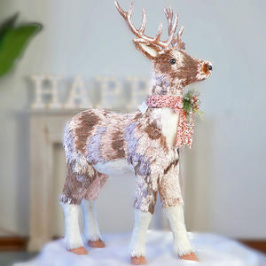 Neuartige Weihnachten große Roségold Rentier Dekoration große Größe Home Ornamente - Product Image 3