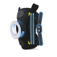 Attelle de genou articulée en néoprène à compression avec protection professionnelle pour le sport et le soulagement de la douleur
