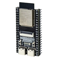 Carte de développement ESP32-S3 WROOM N8R8 avec caméra, carte mémoire et lumière 2812