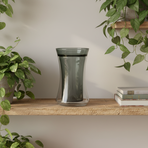 Gobelet en verre à double paroi avec design de <span class=keywords><strong>montagne</strong></span>, parfait pour le café, le thé, l'eau. - Product Image 3