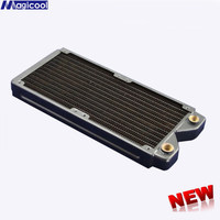 Radiador de Refrigeración Líquida para Computadora, Serie MCH-RAD G2 de 120 240 360, Bloque de Agua de Cobre de 27 mm de Espesor