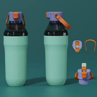 Thermos en acier inoxydable de 20 oz avec compartiment à glace amovible, tasse de voyage personnalisée pour le bureau et les activités de plein air