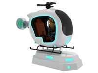 Funpark Machine de jeu d'arcade de réalité virtuelle de haute qualité à 2 joueurs 220V Simulateur VR en métal Simulateur d'avion pour enfants à monnayeur