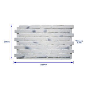 Panel de pared de ladrillo falso de poliuretano, textura exterior - Product Image 6