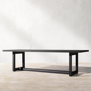 Ensemble de chaises de salle à manger en aluminium thermolaqué, résistantes à l'eau, pour l'extérieur, le jardin, les restaurants et les hôtels - Product Image 3