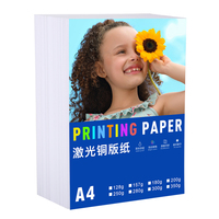 Poudre de carbone 160gsm A4 papier photo laser brillant double face