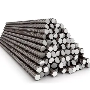 ASTM-A615 Hot Rolled Reinforced Iron Rods HRB335 HRB400 HRB500 Deformed Steel Bar 6m Rebars in Bundle Price