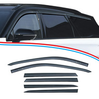 Viseras para Ventanas Moldeadas por Inyección de ABS, Instalación con Cinta Adhesiva, Protectores contra la Lluvia, Deflectores de Ventilación para Chery Tiggo 9 JAECOO J8