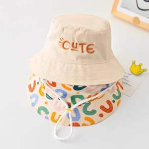 Chapeau de soleil pour enfants pour l'été, chapeau bob réversible pour le printemps et l'automne, casquette polyvalente et mignonne avec protection UV pour garçons et filles - Product Image 3