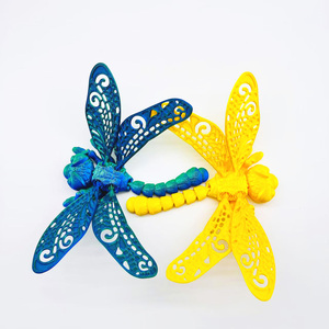 WANCAI OEM02025 Mignonne figurine de libellule imprimée en 3D, modèle en plastique, figurines de libellules personnalisées en usine, cadeaux de décompression pour enfants - Product Image 4