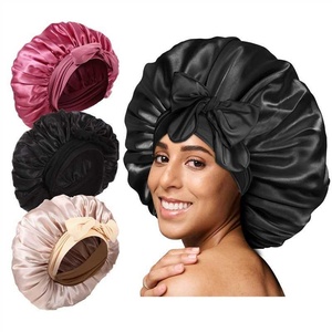 Juego <span class=keywords><strong>de</strong></span> 2 Gorros <span class=keywords><strong>de</strong></span> Satén <span class=keywords><strong>de</strong></span> <span class=keywords><strong>Seda</strong></span> <span class=keywords><strong>para</strong></span> Cabello <span class=keywords><strong>Rizado</strong></span>, Talla Queen, con Banda Ajustable <span class=keywords><strong>para</strong></span> <span class=keywords><strong>Dormir</strong></span>, <span class=keywords><strong>para</strong></span> Mujeres - Product Image 1
