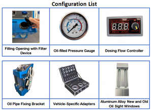 Huandyn HD-960 automatique ABS système de freinage changement d'huile liquide Machine de remplissage tension cc/ca faible bruit <60dB manomètre 0-10kg - Product Image 5
