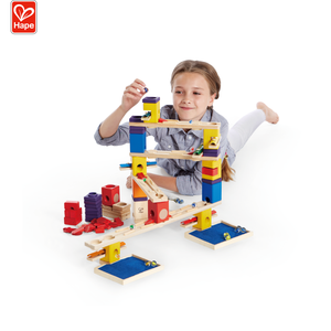 Construcción Musical para niños, alta calidad, madera, mármol, correr, bloques, ciudad, bola libre - Product Image 4