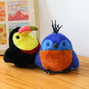 Peluche a Forma di Uccellino Morbido e Soffice, Tessuto Delicato sulla Pelle, Compagno di Sonno per Bambini, Decorazione per Divano e Casa, Regalo - Product Image 2