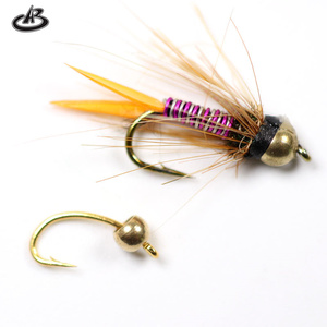 Perles en laiton pour la pêche à la mouche, hameçons, tête pour nymphes, streamers, insectes, matériaux de montage pour la pêche à la mouche, accessoires, rivière, 1,5-5,5 mm - Product Image 1