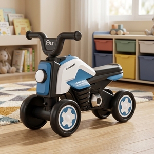 Nouveau Vélo d'équilibre silencieux à quatre roues en stock pour enfants de 1 à 6 ans, Voiture à bascule pour bébé, Twister Bike Factory Baby Swing Car - Product Image 5