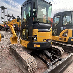 Excavadora pequeña usada premium 2024, Komatsu pc35 de 3.5 toneladas, mini excavadora usada pc35mr en venta. - Product Image 5