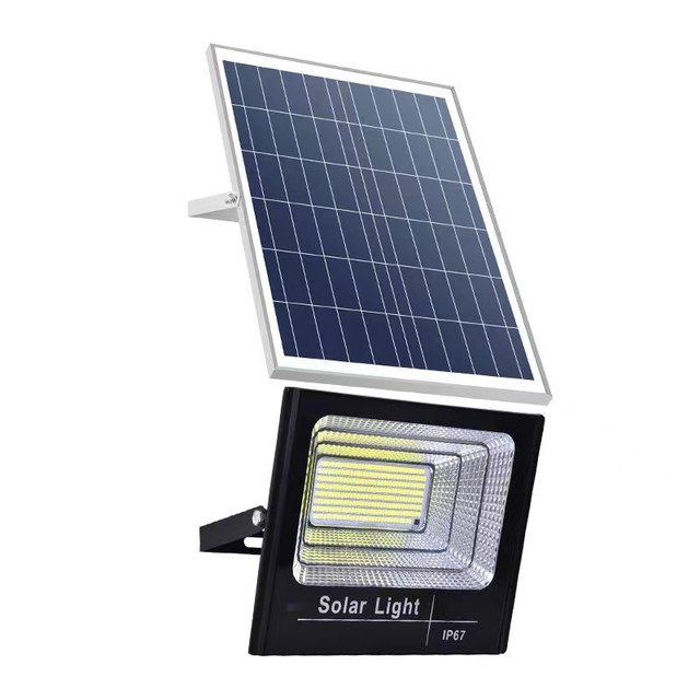 Energy Saving Solar Flood Light LED Garden Light Waterproof Extension Line Aluminum Body IP65 Road Outdoor Lighting 5-Year