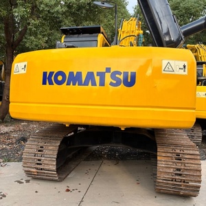 Excavadora Hidráulica Usada Komatsu PC200 de 20 Toneladas, Excavadora de Orugas Amarilla con Cucharón de Excavación - Product Image 3