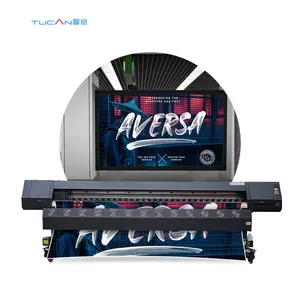 Impresora eco solvente de gran formato de 3,2 m con 4 cabezales de impresión XP600 para impresión de papel de pared de pancarta de vinilo
