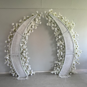 A-1915 Fiori Artificiali di Alta Qualità in Seta Rosa per Arco Nuziale, Decorazioni per Eventi e Feste - Product Image 3