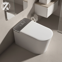 Toilette intelligente avec nettoyage à l'eau chaude, céramique sanitaire, commande à distance, service OEM ODM, installation facile