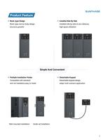 SUNPHASE L10 Series Penggerak AC Pintar Hemat Biaya 220V 1.5KW Kontrol FVC IP20 Fase Tunggal untuk Lini Pengolahan Makanan