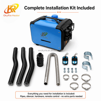 Chauffage d'appoint diesel OkyRie AX52H 5KW en fer avec coque en plastique de haute qualité 12V 24V 220V pour camping-car