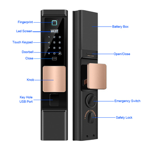Yoheen Vân Tay Khóa Tự Động Nhà Điện Tử An Ninh Sinh Trắc Học Door Lock Với Thông Minh Vân Tay <span class=keywords><strong>RFID</strong></span> Card Key - Product Image 4
