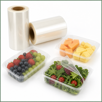 Film de couverture anti-buée souple de qualité alimentaire CPE, facile à décoller, en rouleau, pour barquettes et gobelets alimentaires