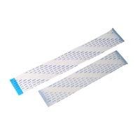 Câble plat flexible 150 mm 1 mm 0,5 mm Pas 22 broches FPC FFC pour écran LCD TV, autoradio, lecteur DVD, imprimante jet d'encre électronique Romtronic ROHS