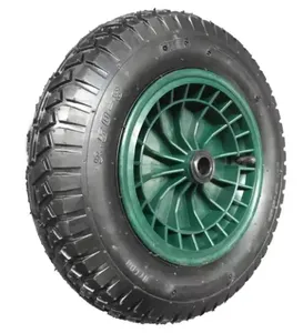 Günstige Großhandel Hochwertige Mehrzweck-Pneumatik-Gummireifen Rad Schubkarre 16 Zoll 4, 00-8 Pferdewagen pneumatisches Rad - Product Image 3