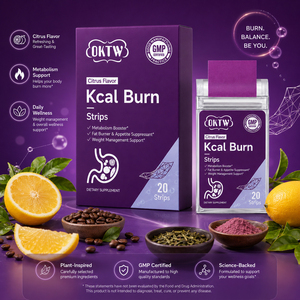 OKTW Stock disponible, bandes minceur à dissolution rapide, formule satiété, soutien du métabolisme, extrait de thé vert, garcinia cambogia - Product Image 6