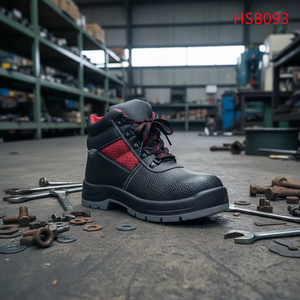 Chaussures de sécurité noires ZYF, design haute visibilité pour opérations nocturnes à faible visibilité, résistantes aux chocs pour la réparation automobile, bottes de travail pour hommes HSB089 - Product Image 3