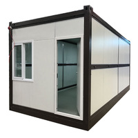 Casa Contenedor Plegable Prefabricada de 20 pies y 40 pies a Precio de Fábrica, Oficina Móvil Modular de Ensamblaje Rápido