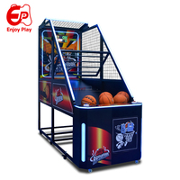 Machine de jeu d'arcade de basketball professionnelle pour adultes, technologie sans fil, fonctionnement à pièces, prise en charge de l'anglais, corps métallique