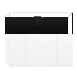 Grand Aquarium marin en verre Ultra blanc de 6 pieds 200 gallons avec armoire de support et puisard - Product Image 1