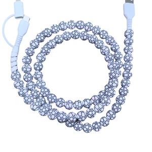 Cavo di ricarica rapida USB Type-C con perline a tema calcio, per tifosi di calcio di 48 squadre nazionali, accessori da calcio, modello 2026 - Product Image 6