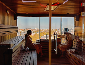 Sauna prefabbricata piccola per <span class=keywords><strong>casa</strong></span>/container, produzione cinese, per villa, stagione estiva - Product Image 1
