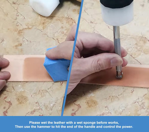 Produttori Hobby artigianale in pelle fai da te Set di timbri alfabeto Upcase timbro borsa fatta a mano bracciale in pelle <span class=keywords><strong>Project</strong></span> strumenti in pelle - Product Image 5