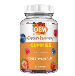 Ausreson, extracto de arándano orgánico al por menor, veganas gomitas de vitamina C, suplemento de Etiqueta Privada, gomitas de arándano secas - Product Image 2