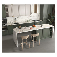 Cuisine moderne sur mesure avec îlot, armoires encastrées, ensemble de placards modulaires, bois, personnalisation de toute la maison, fabricant de meubles