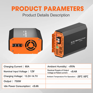 Chargeur sans fil <span class=keywords><strong>Boman</strong></span> robuste DC-DC de type bras, mains libres, 60A 750W, sans MPPT, pour usage industriel - Product Image 3