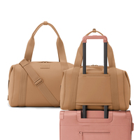 Sac de sport unisexe en néoprène OEM d'usine, sac banane de yoga avec fermeture éclair et logo personnalisé, sac de voyage week-end/nuit