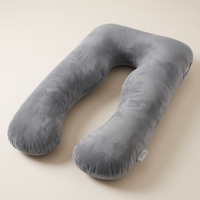 Oreiller de grossesse en forme de U pour le soutien complet du corps, oreiller de maternité OEM avec housse amovible et lavable