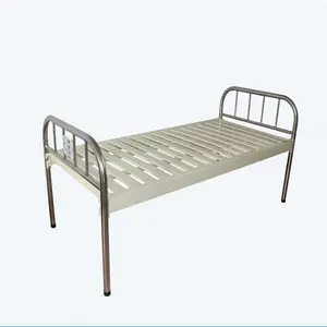 Wholesale Medical Flat Metal Patient Bed Hospital Beds for Clinics and Hospitals