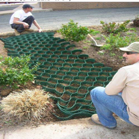 Grille géocellulaire perforée en HDPE pour pavage, stabilisateur perméable de gravier, contrôle de la boue, grille en nid d'abeille en plastique pour le contrôle de l'érosion des pentes